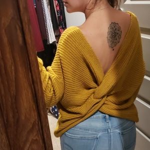 Mustard yellow sweater